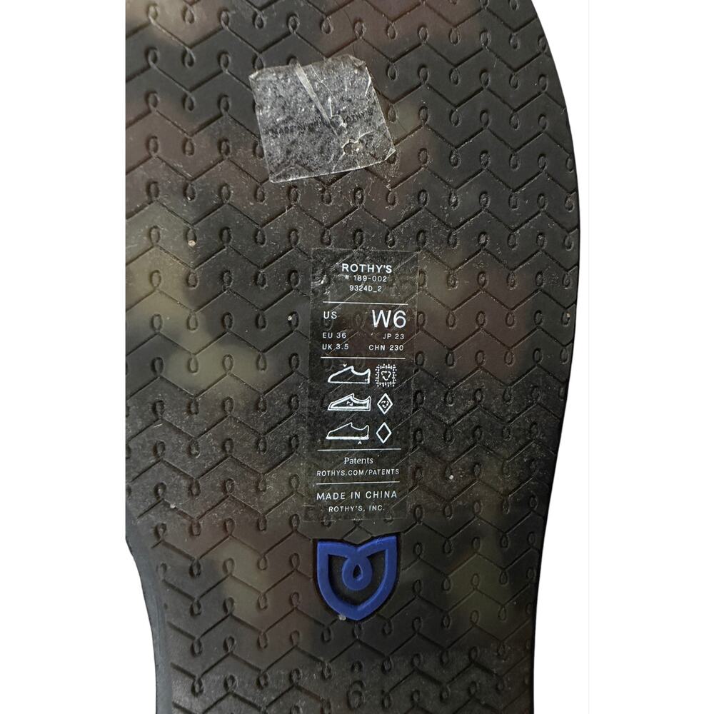 Rothy’s The Lightweight Wedge Sandal Black Size 6 Casual Summer Resort - Picture 9 of 9